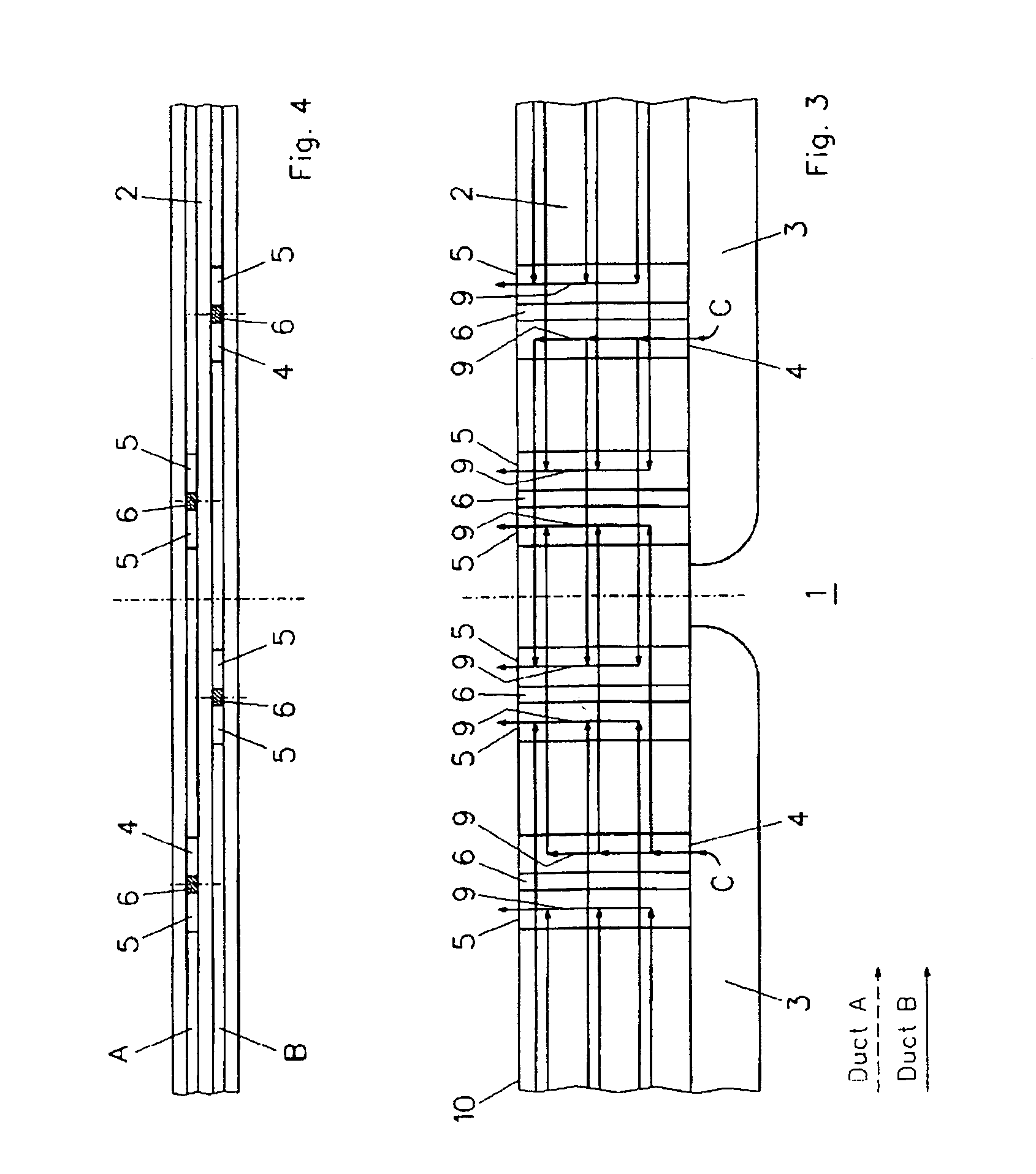 Multi-path cooling of a turbo-generator rotor winding