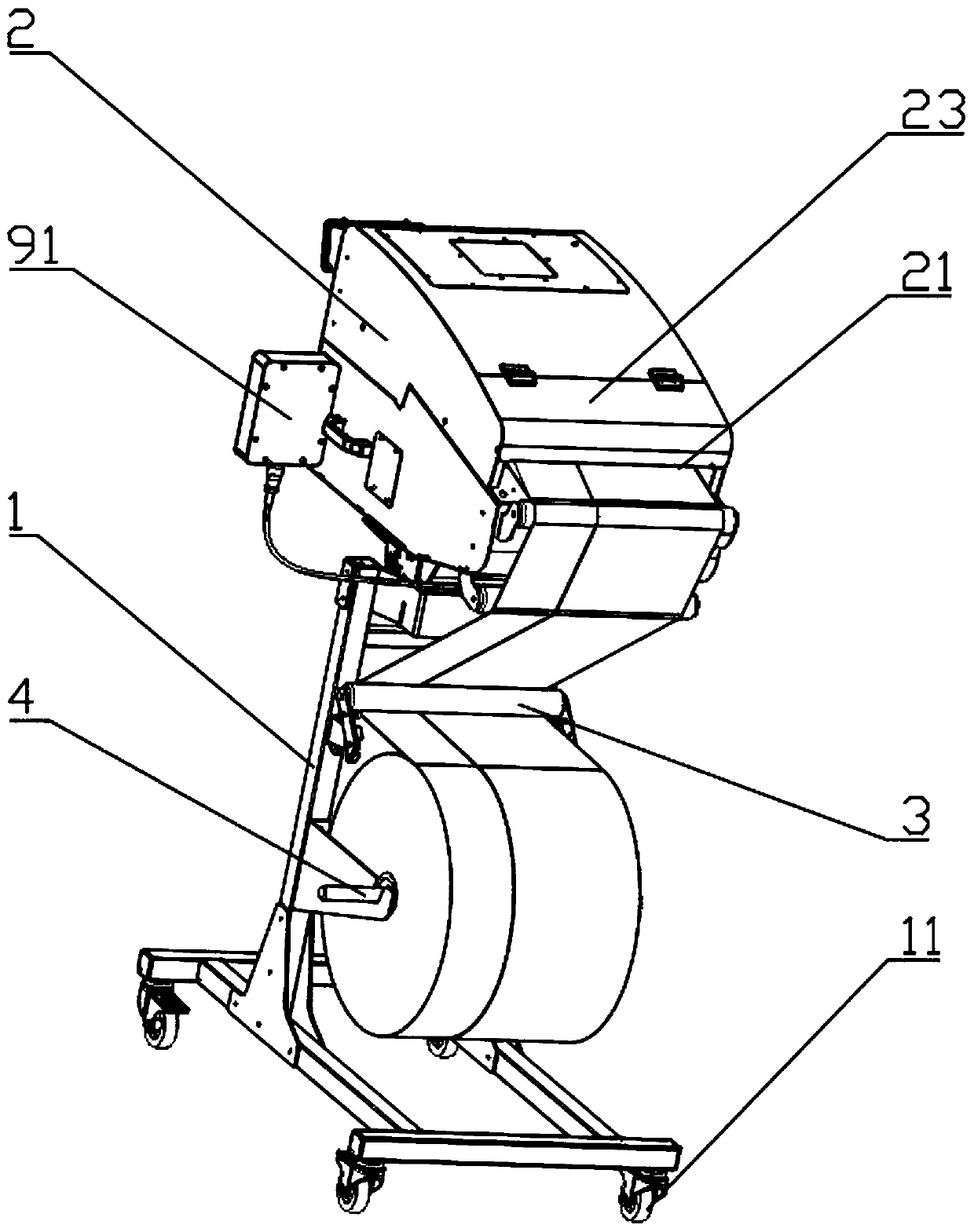 Paper cushion forming machine and forming method of paper cushion