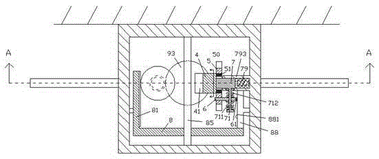 Computer display device assembly with guide rod and cooling function