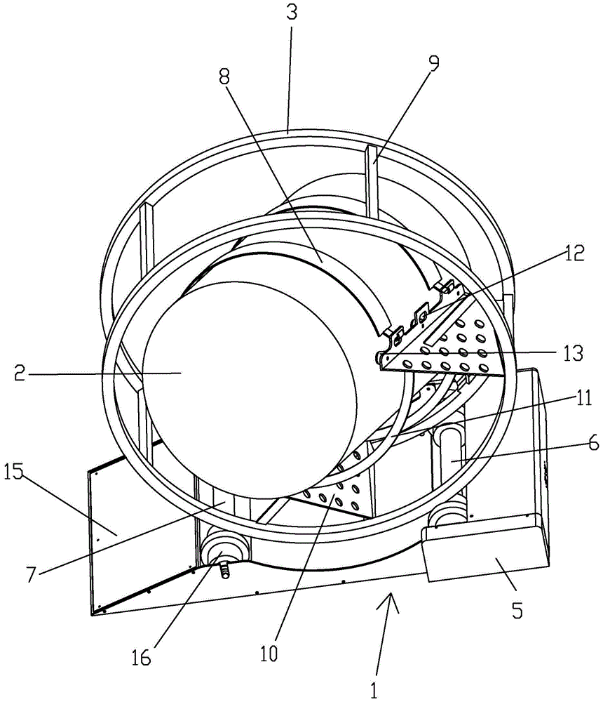 Meal mixer capable of rotating meal barrel in three-dimensional way