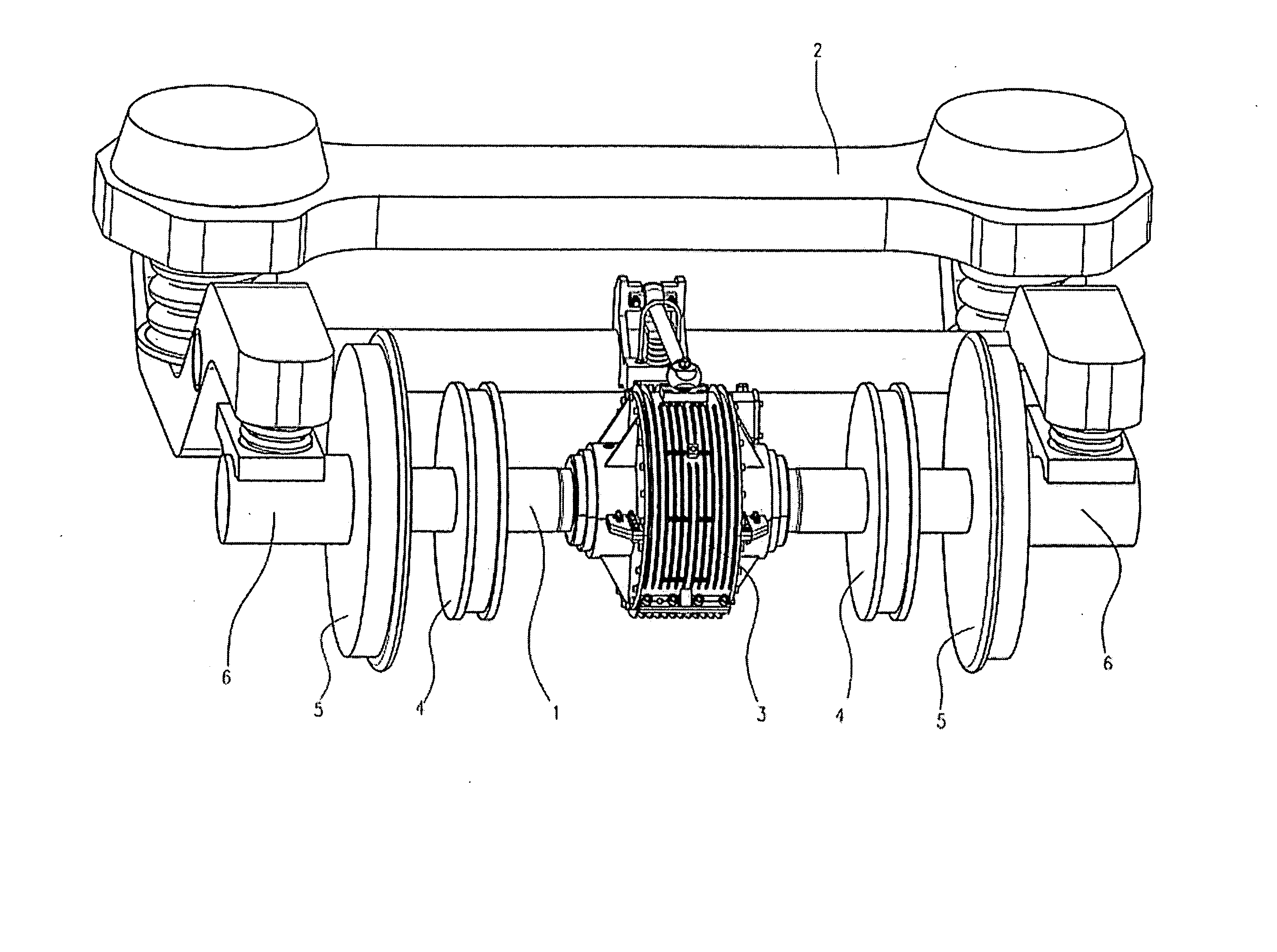 Axle-driven generator for railway carriages and the like