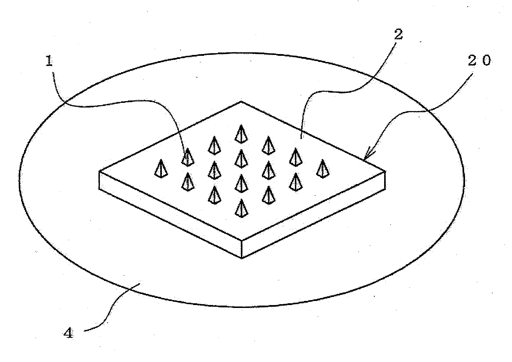 Process for producing microneedle of thermosensitive substance