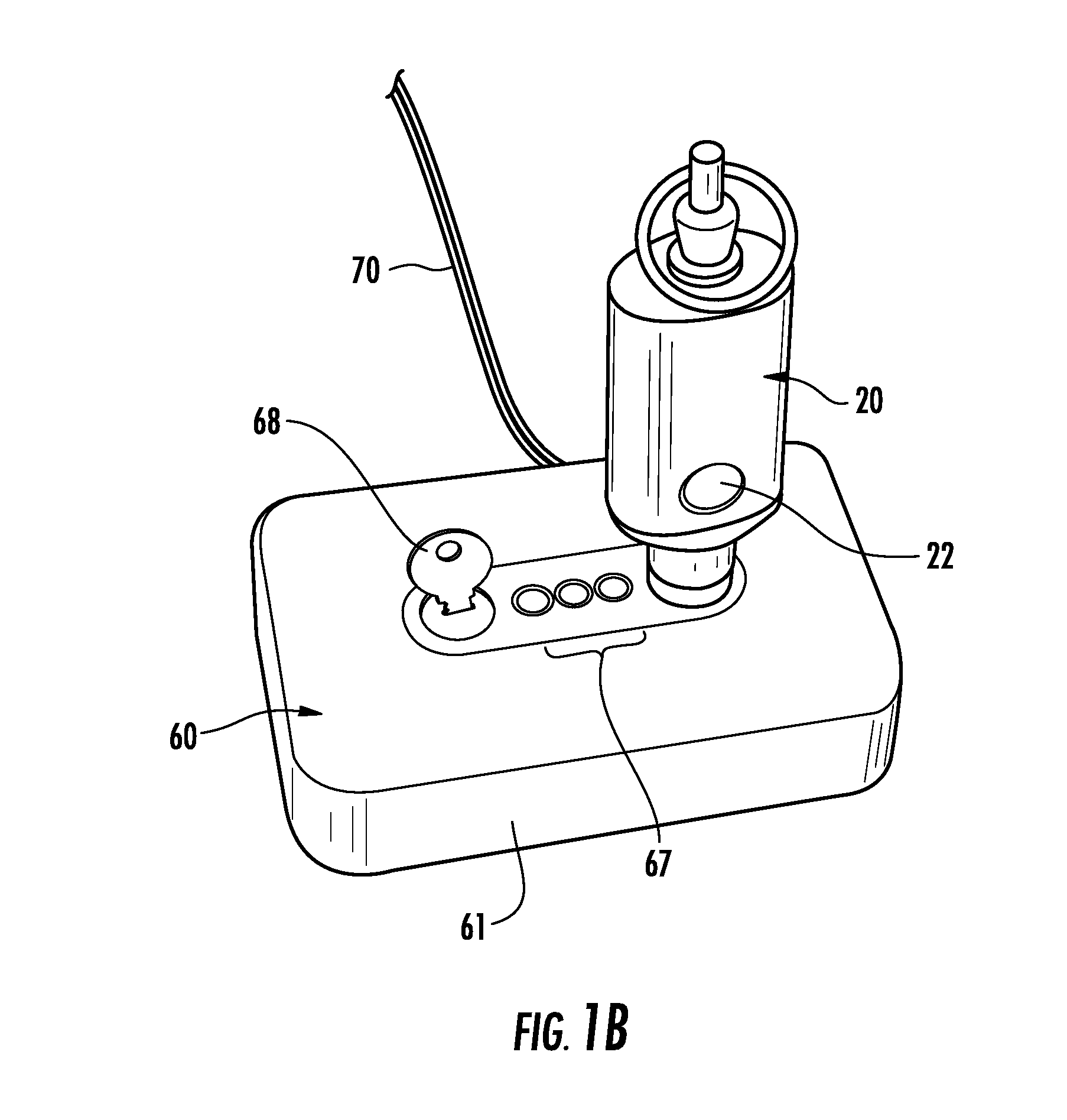 Electronic key for merchandise security device