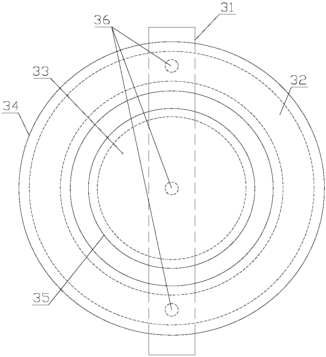 Double air bag water volume adjusting mechanism