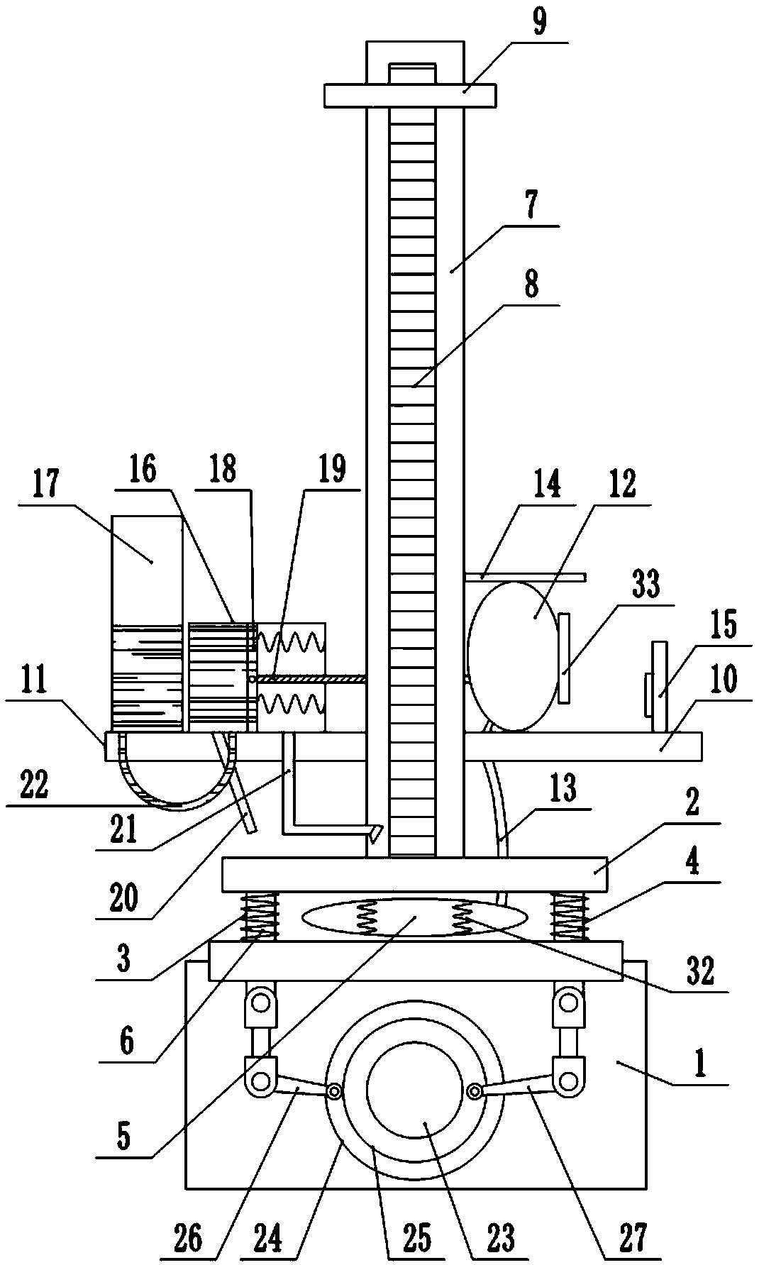 Automatic cleaning device of measuring instrument