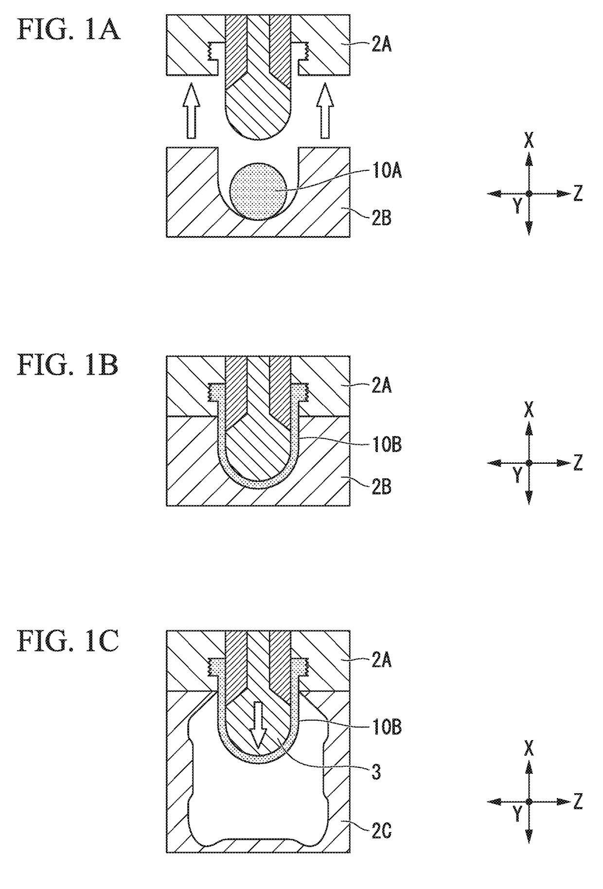 Hollow container and method for manufacturing hollow container