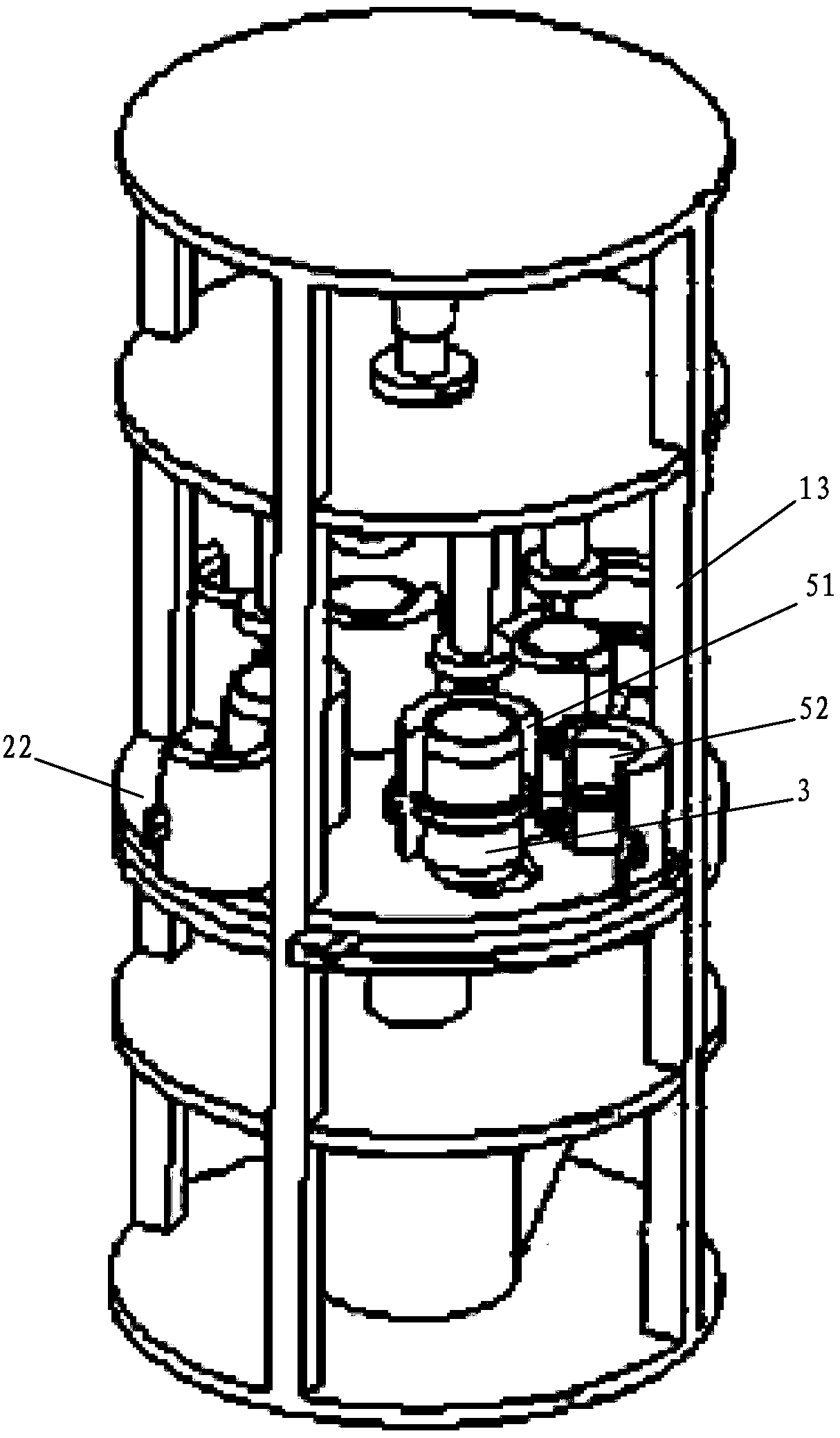 A soil sample mold making and demoulding device