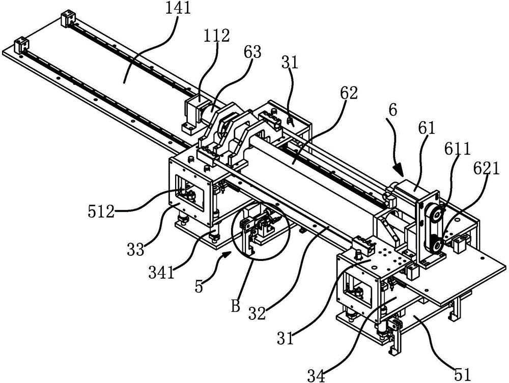 Clamp steering device for infusion apparatus assembling machine