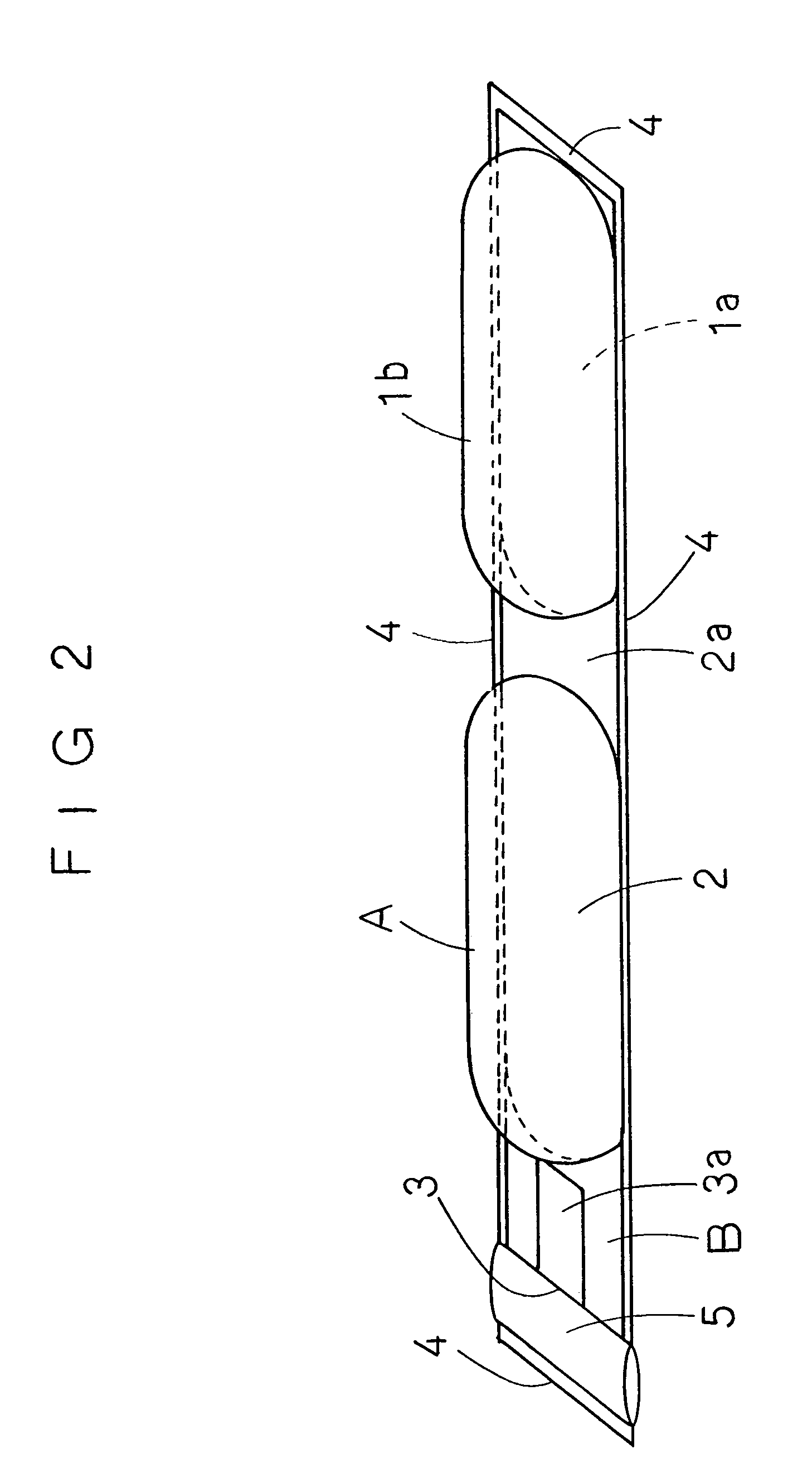 Air-filling cushioning material and method for manufacturing the same