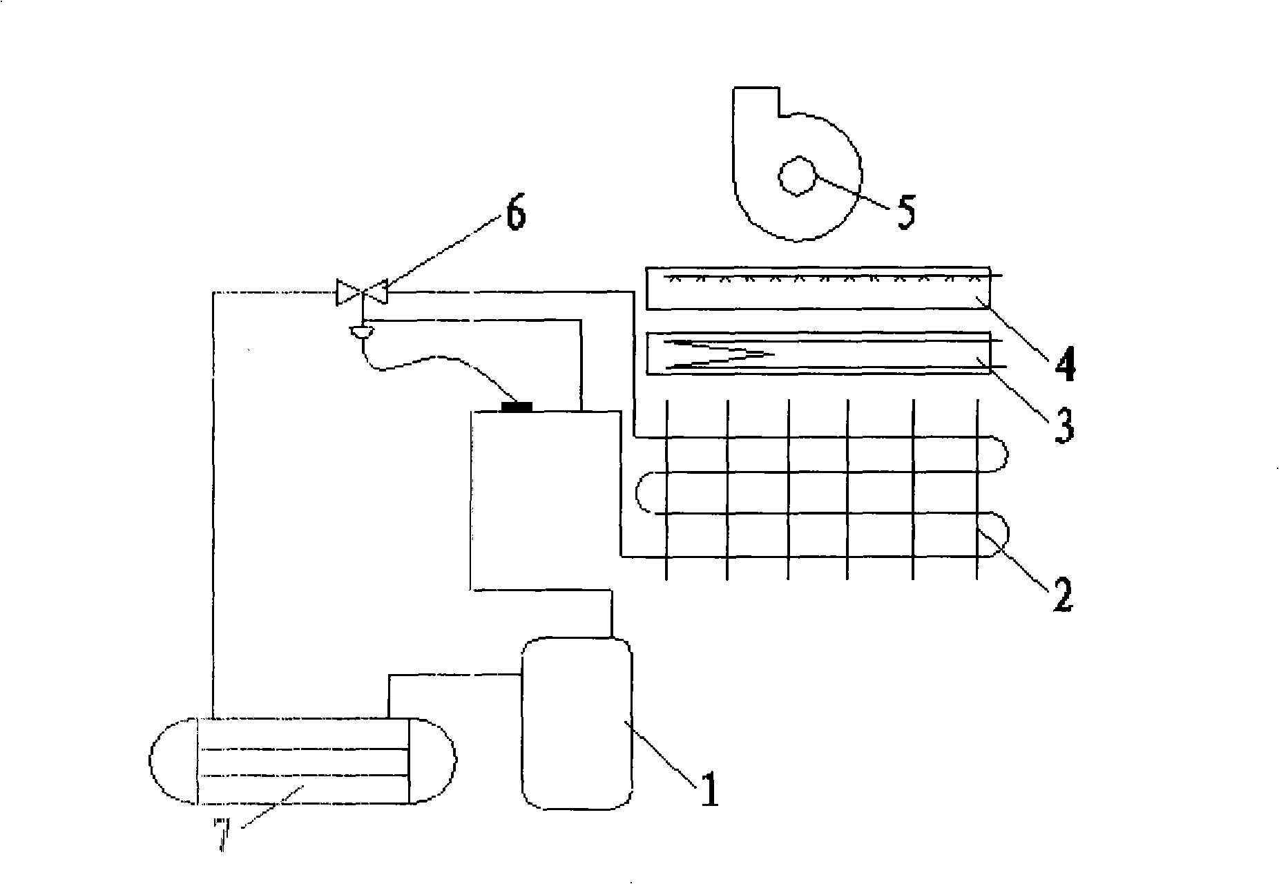 Adjustable energy-saving type constant temperature and humidity machine unit