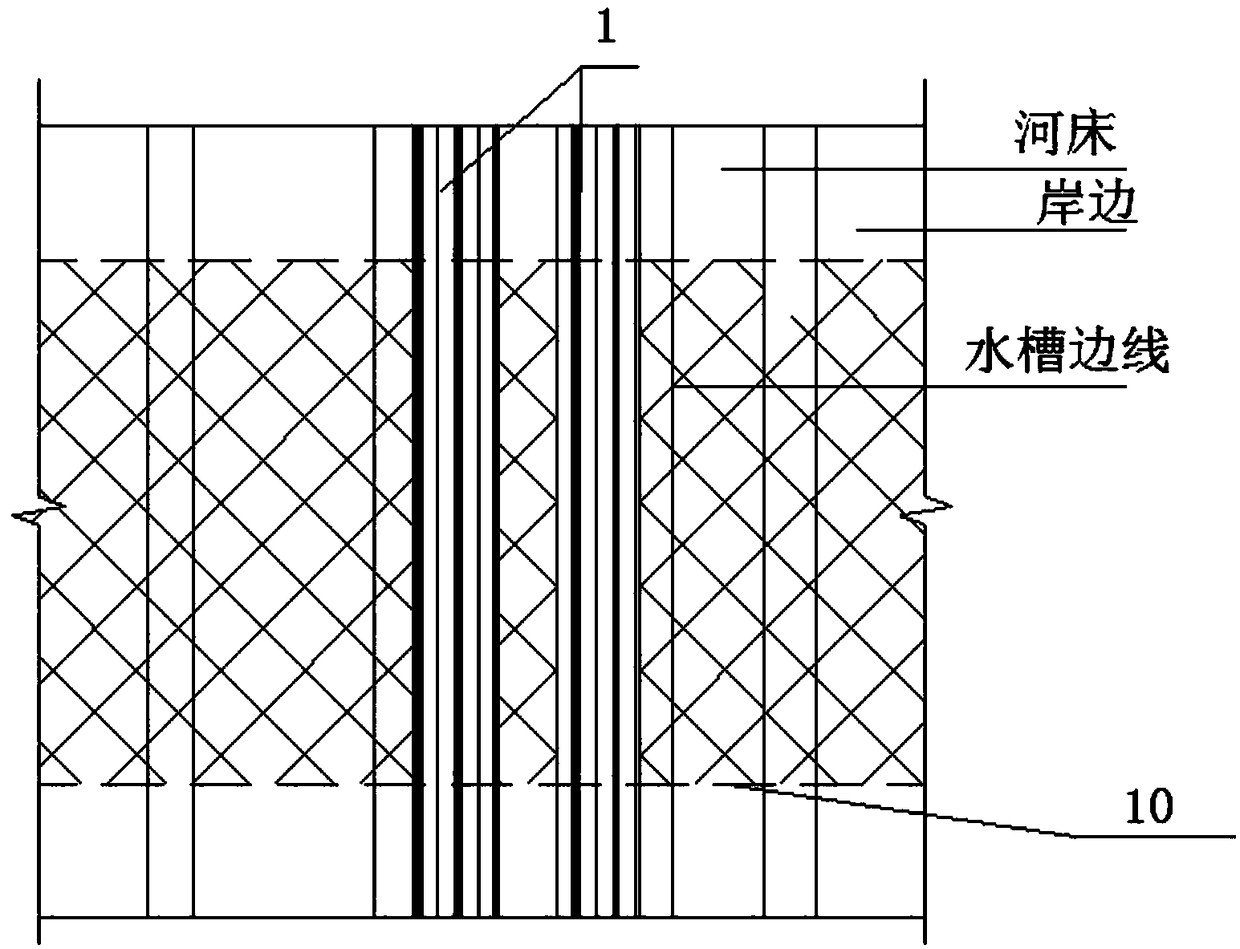 Underwater stone throwing and grouting reinforcing method for hanging soft foundation at lower part of immersed tube