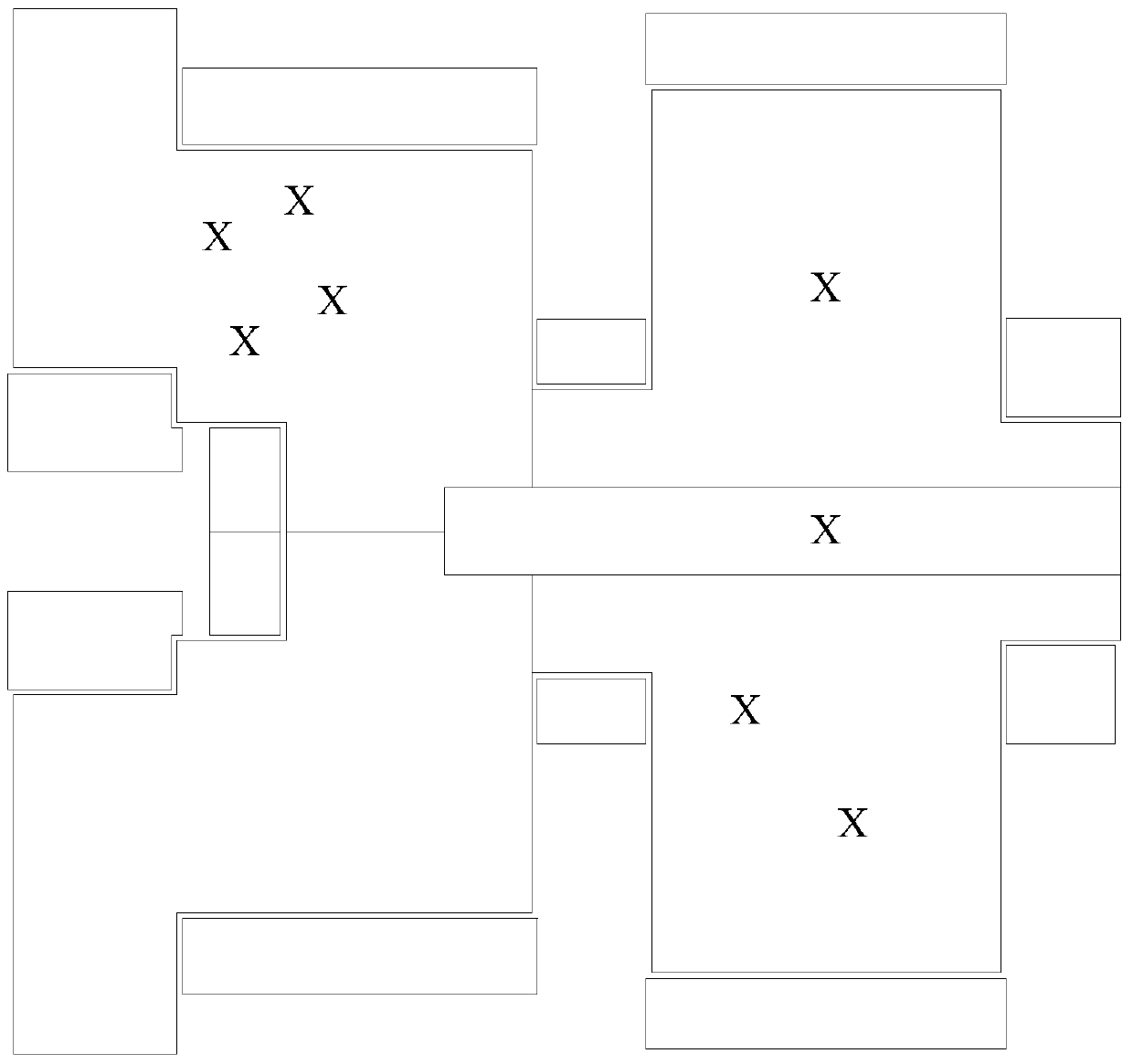 Attribute entry method in the floor plan for calculation of house property area