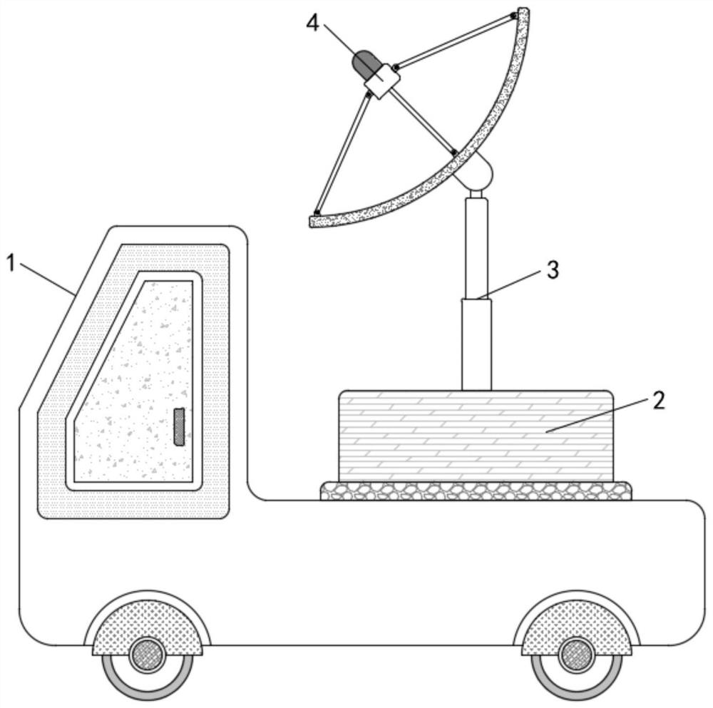 A communication signal vehicle based on improved stability manufactured by high-end equipment