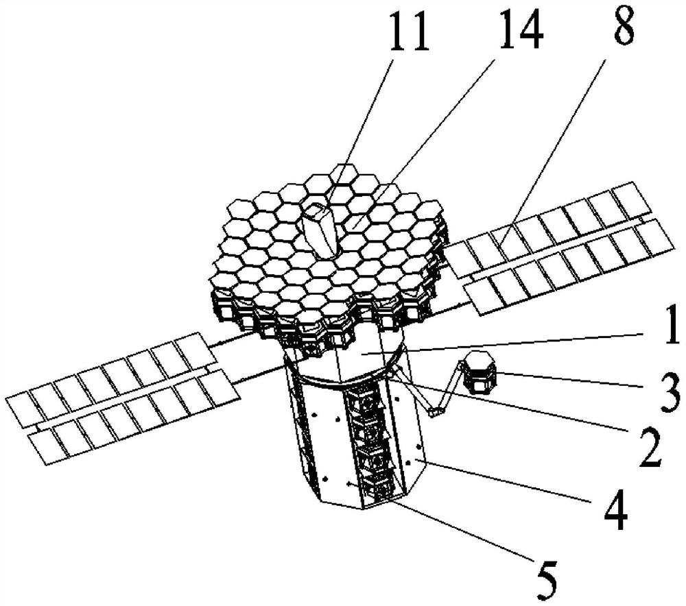 A method for in-orbit collaborative assembly of super-large space telescopes by multi-space robots