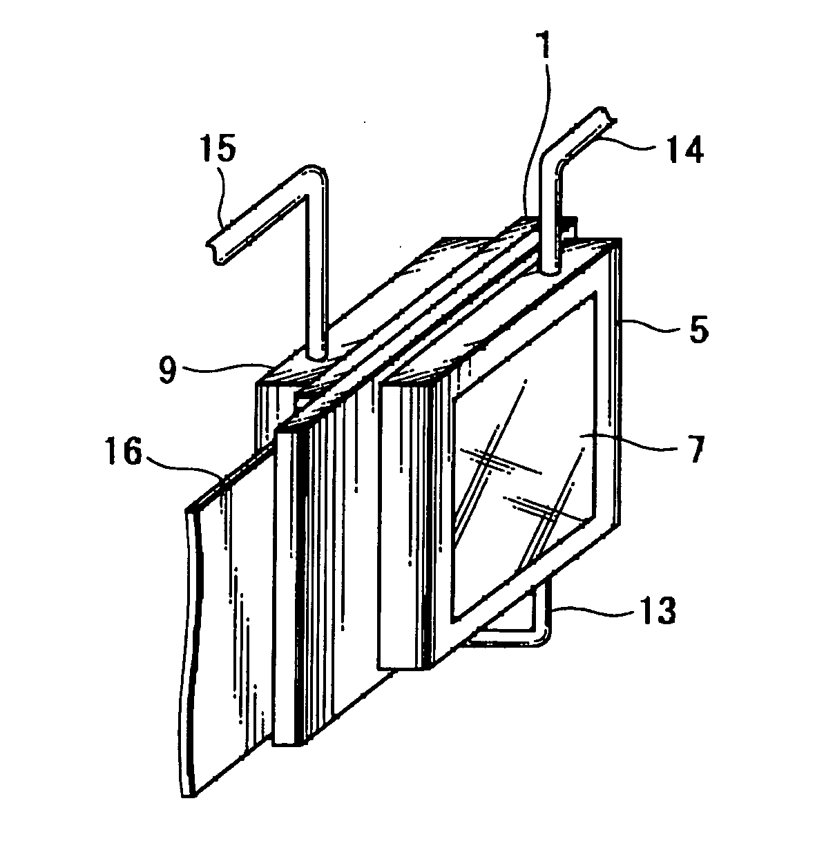 Liquid-cooled liquid crystal panel and method of manufacturing the same as well as liquid crystal projector