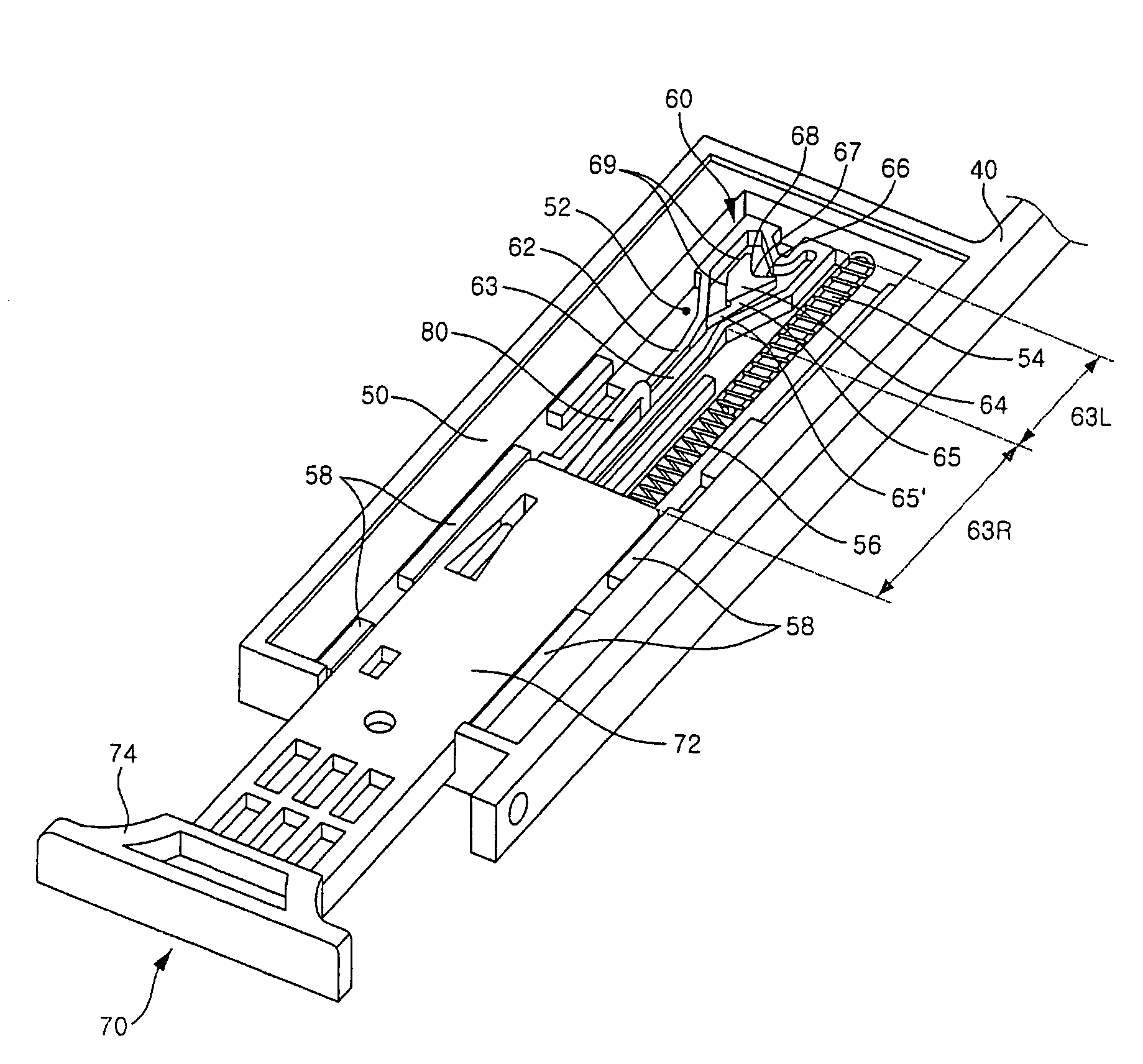 Device swapping apparatus for portable computer