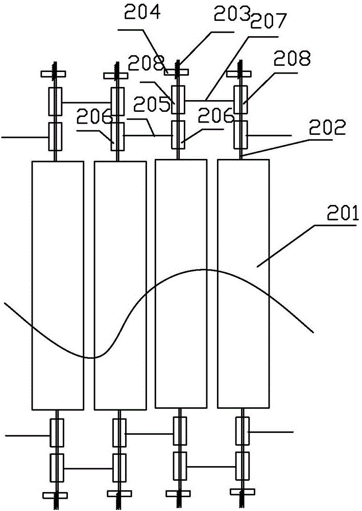 Improved advance support body and using method thereof