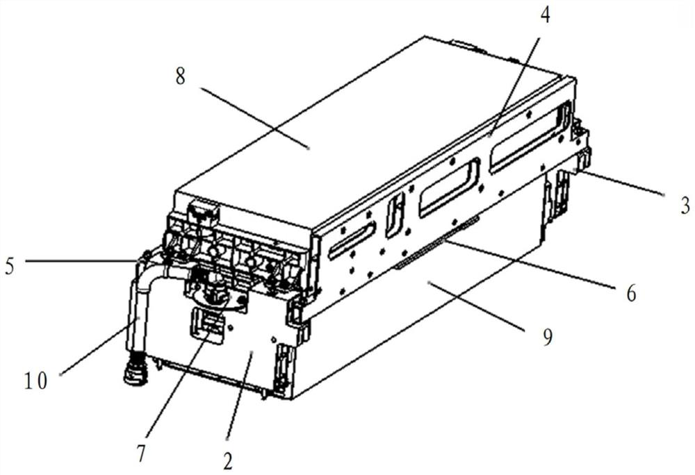 Battery module supporting device and vehicle