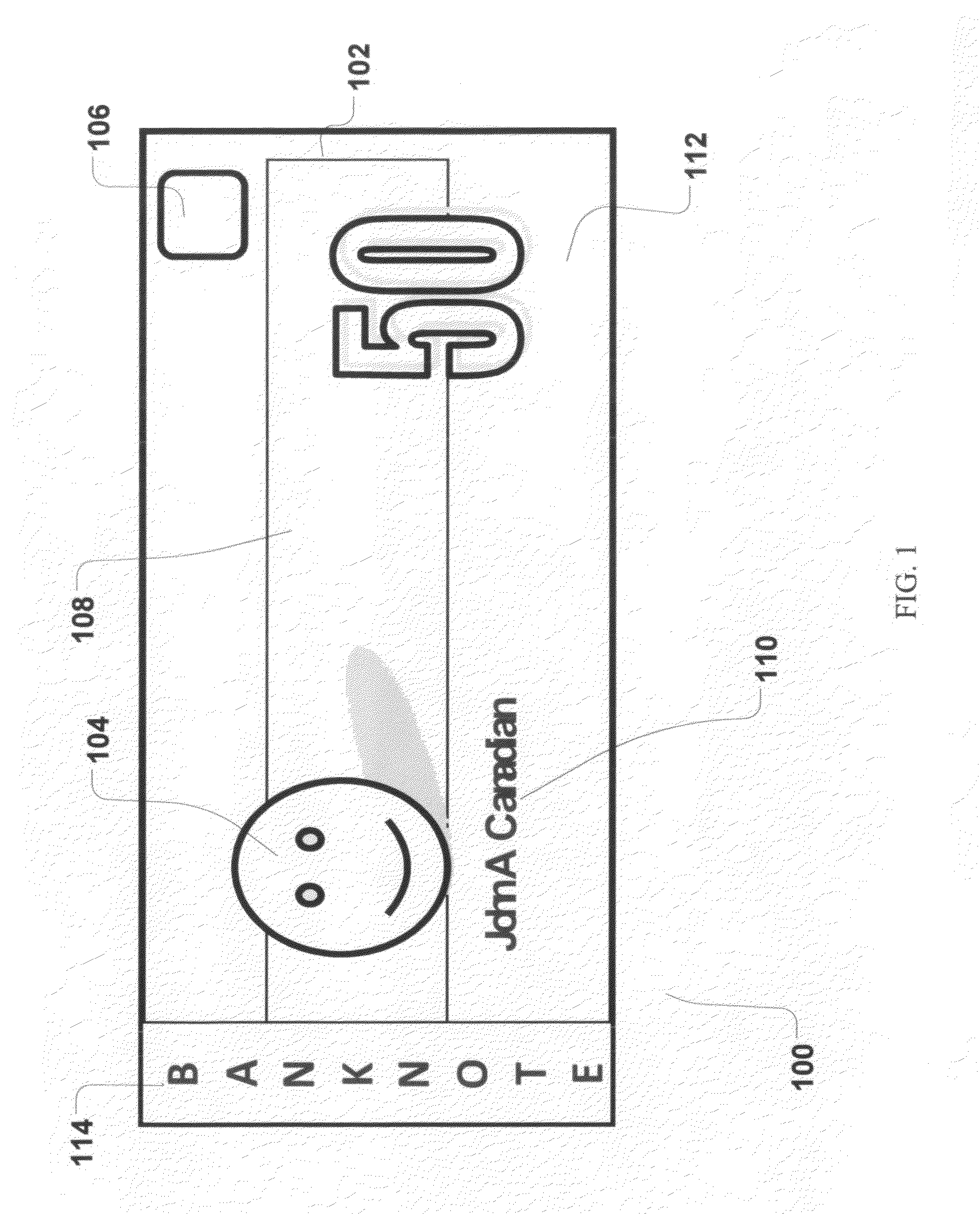Security document with electroactive polymer power source and nano-optical display