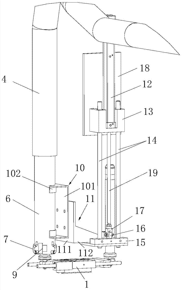 A bobbin tail yarn processing device and processing method