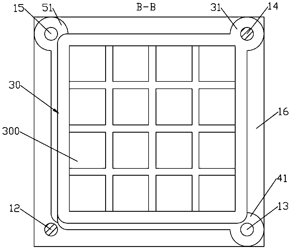 Treatment table with rotary opening function by aid of different rotary shafts