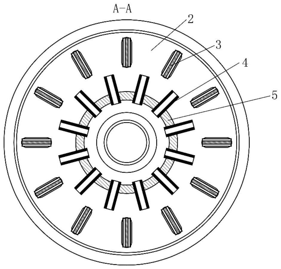 A composite vortex reducer structure and a counter-rotating compressor system using the structure