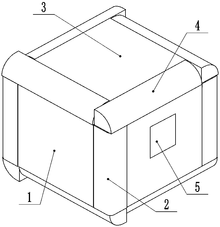 Reusable shared logistics box