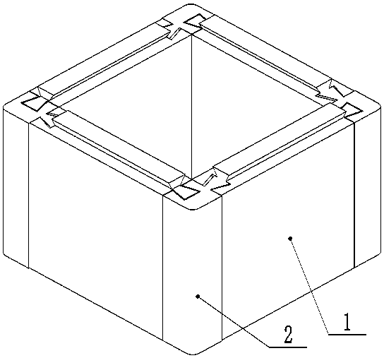 Reusable shared logistics box