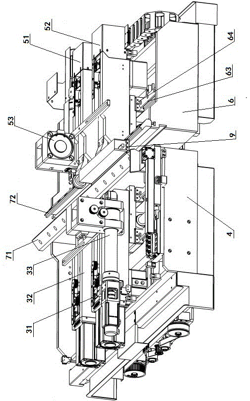 Crimping machine for radiator water chamber