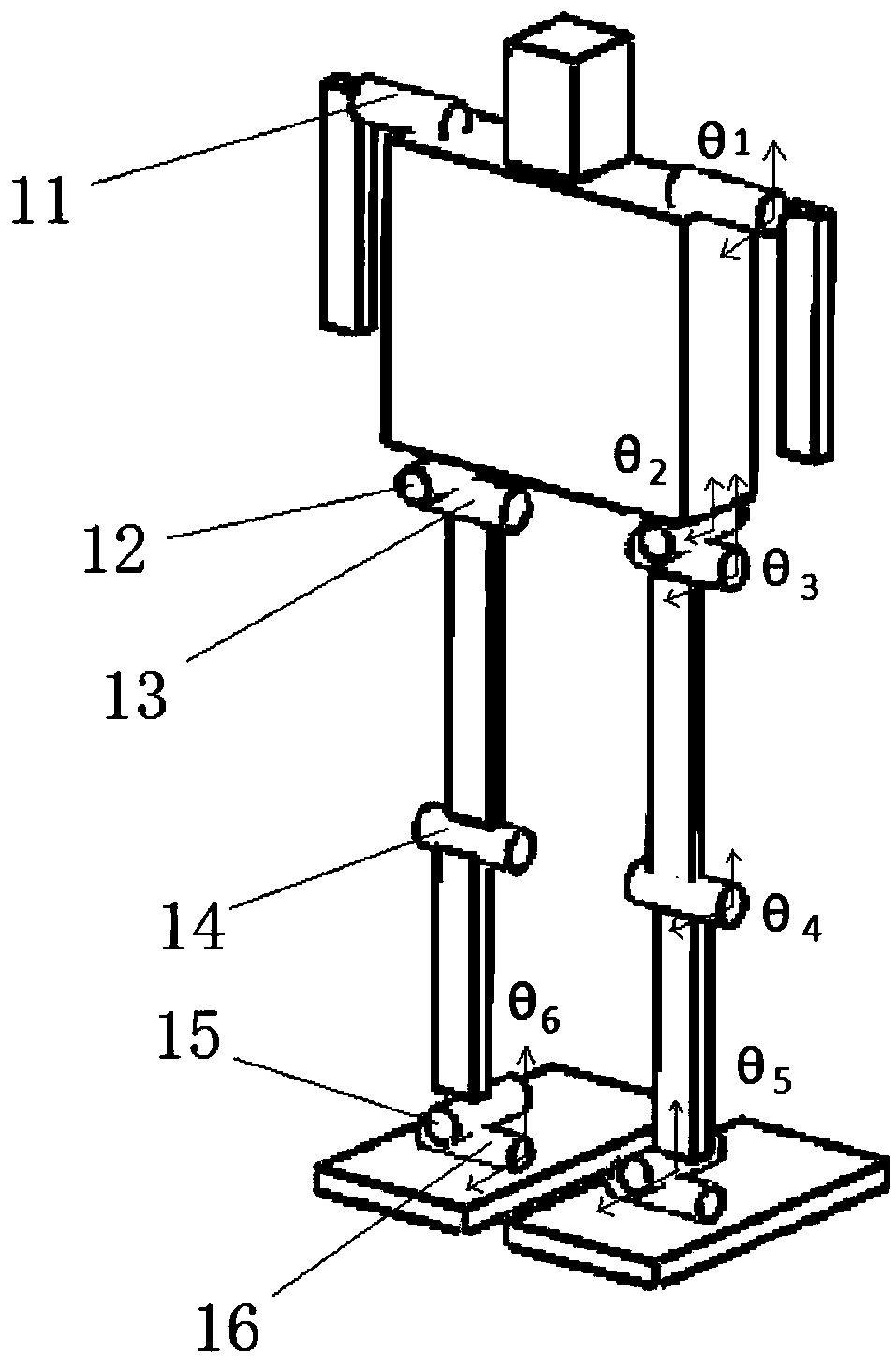 Self-adaptive stable equilibrium control method, self-adaptive stable equilibrium control system and biped humanoid robot