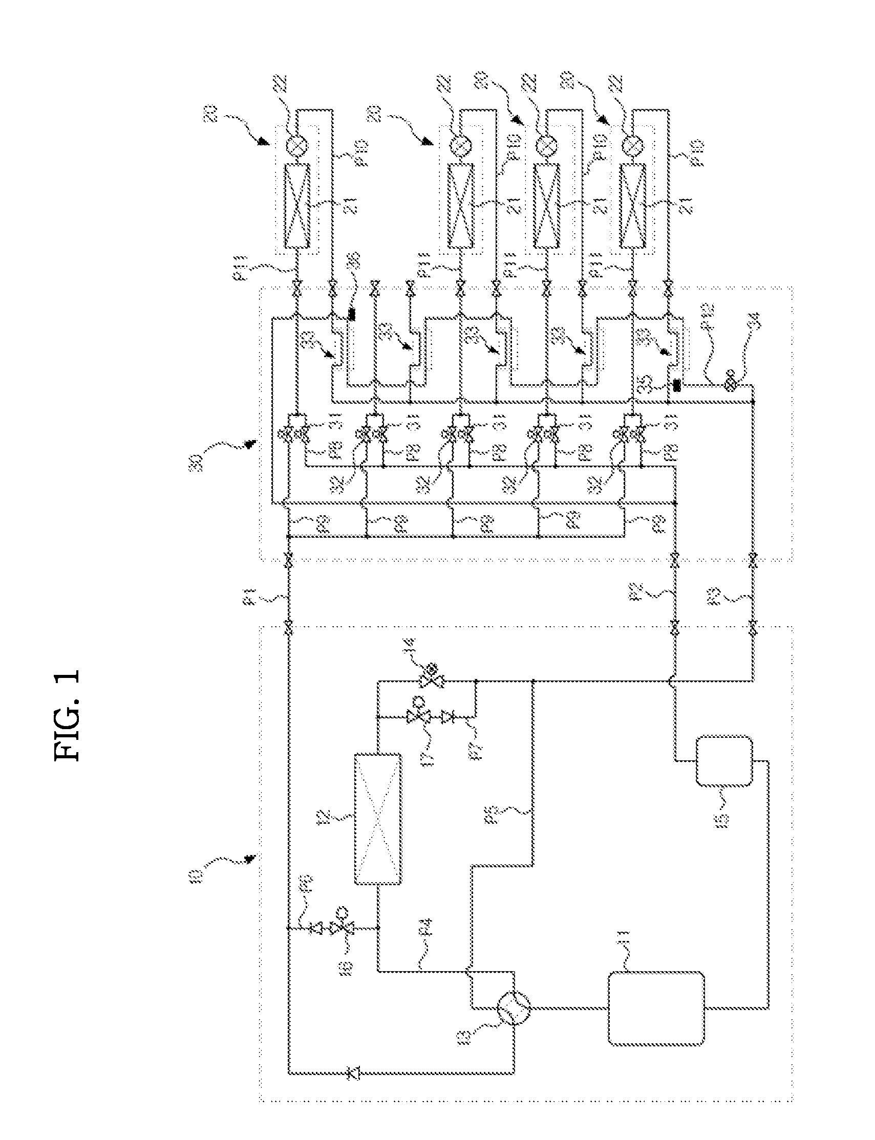 Multi type air conditioner and cooling and heating control method thereof