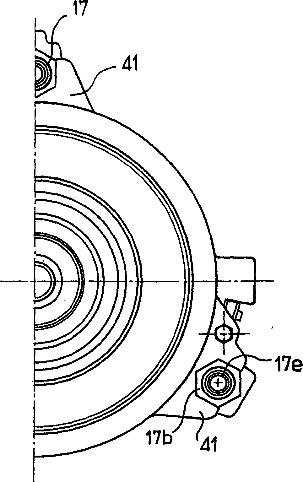 Braking system with safe torque take-up