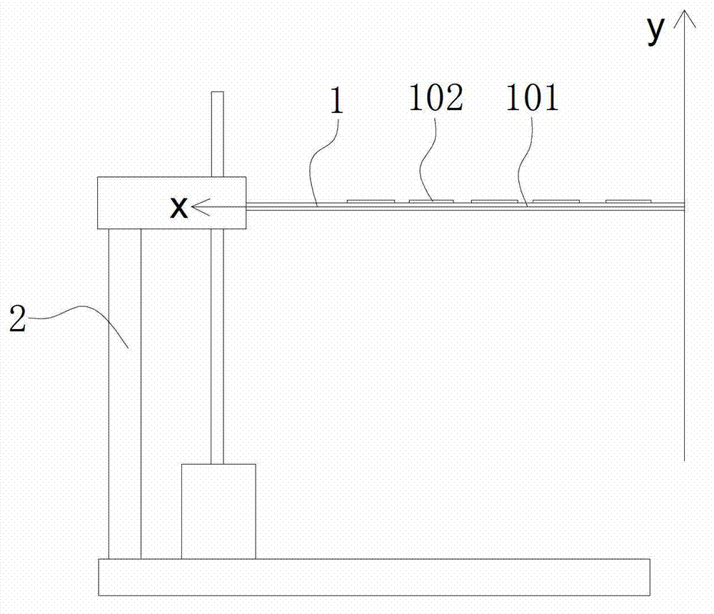 Test method for testing bending fatigue life of film