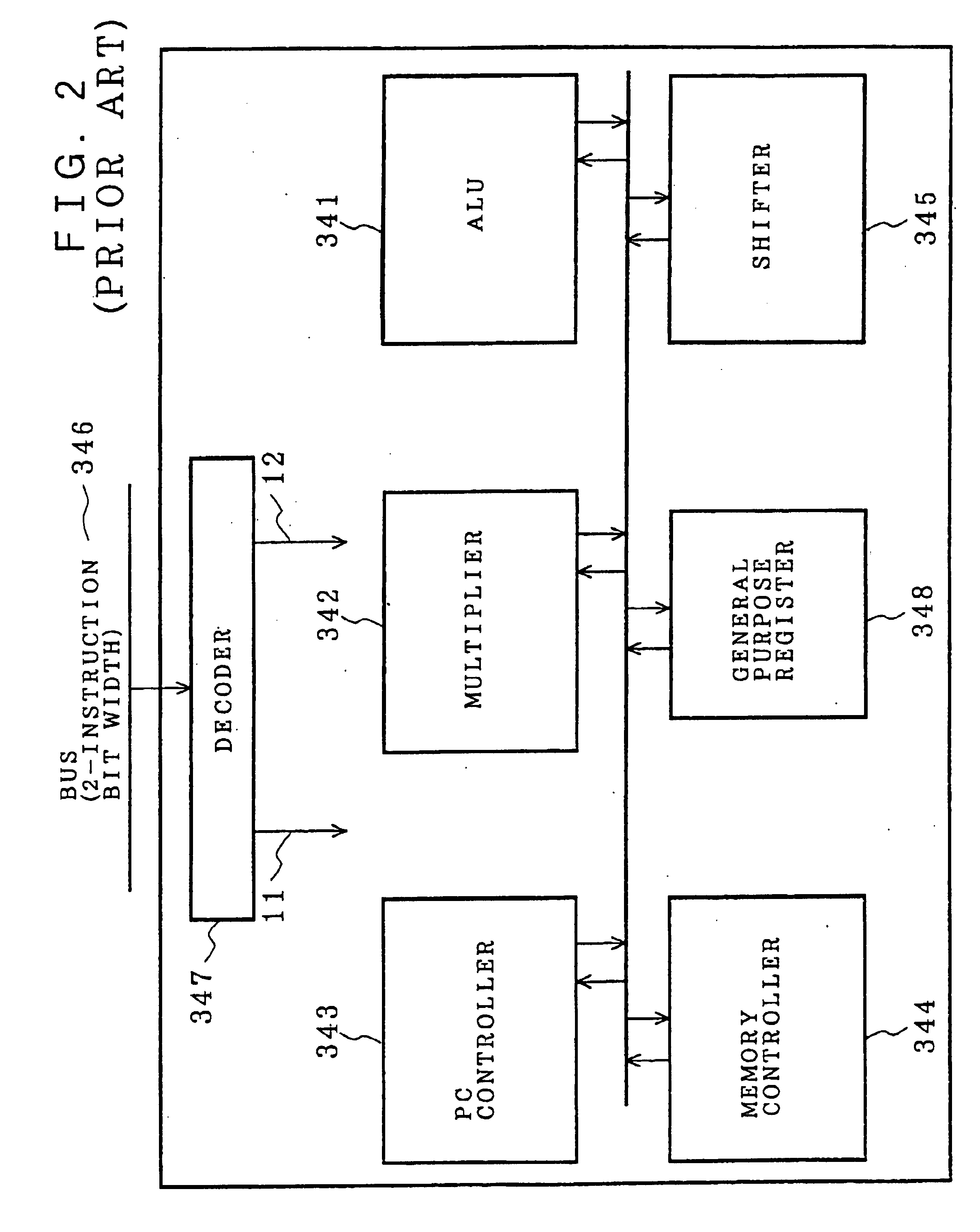 Microprocessor having delayed instructions with variable delay times for executing branch instructions