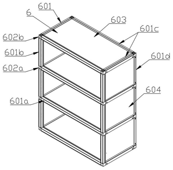 A combined urn storage rack