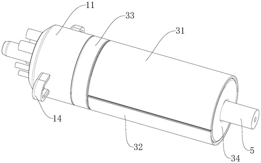 Inserting connection mechanism and food purifier