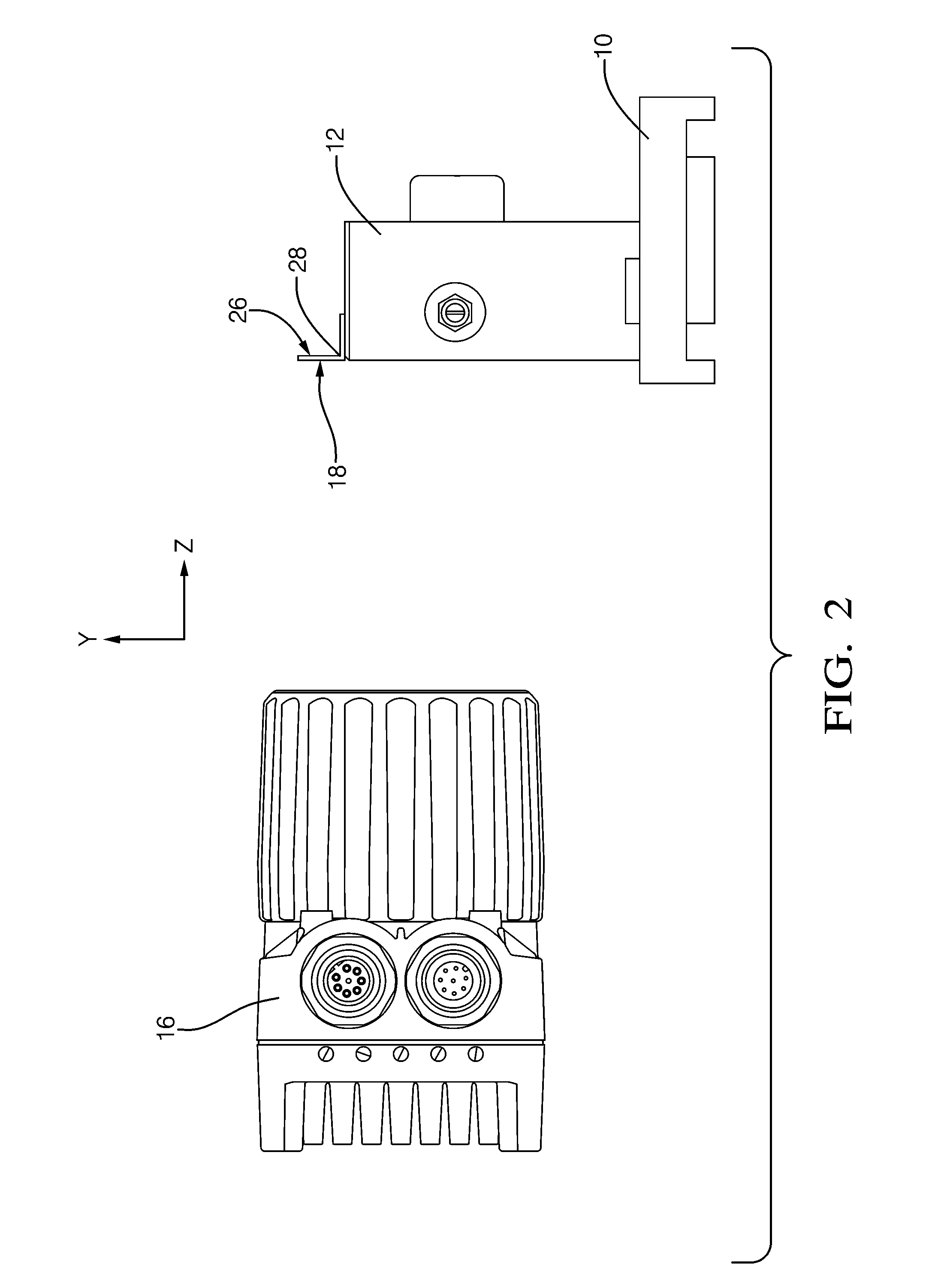 Method and apparatus for fitting of a plug housing
