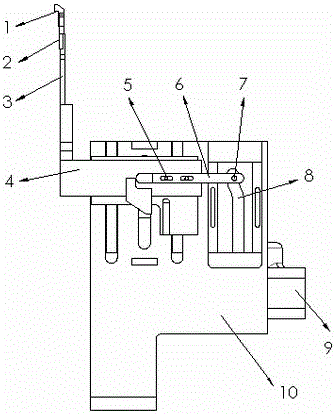 Horizontal sealing ironing knife device and its control method