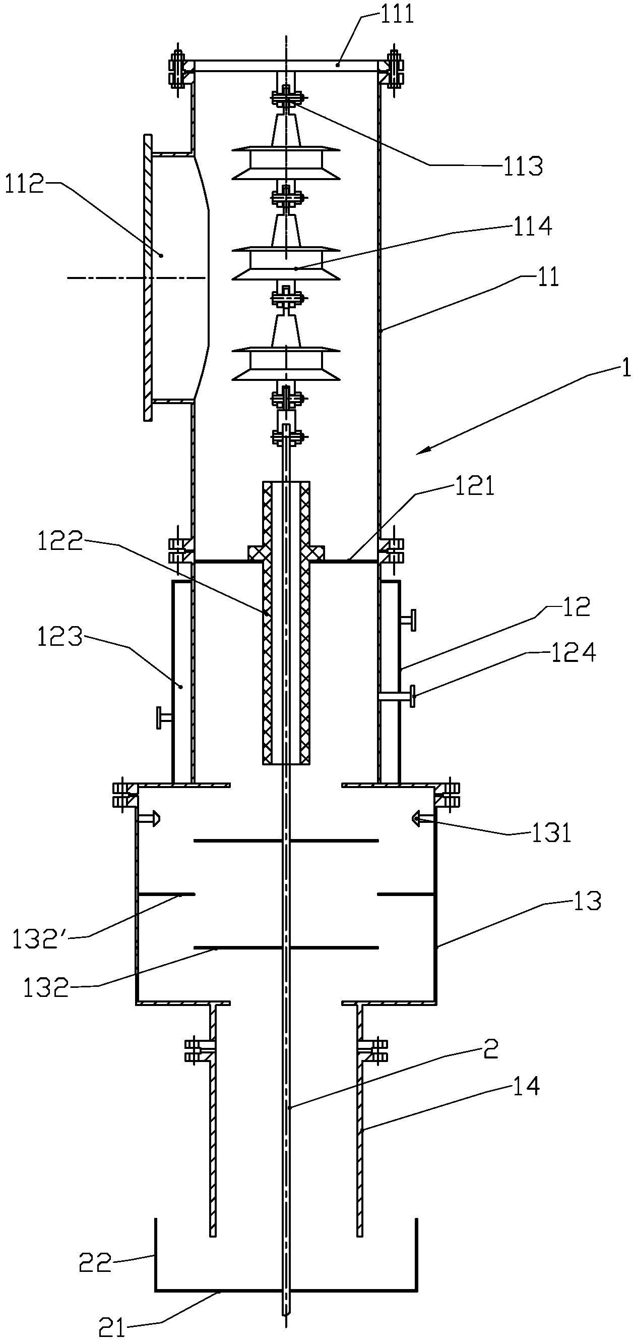 Low-energy-consumption insulator box and electric tar-catching device