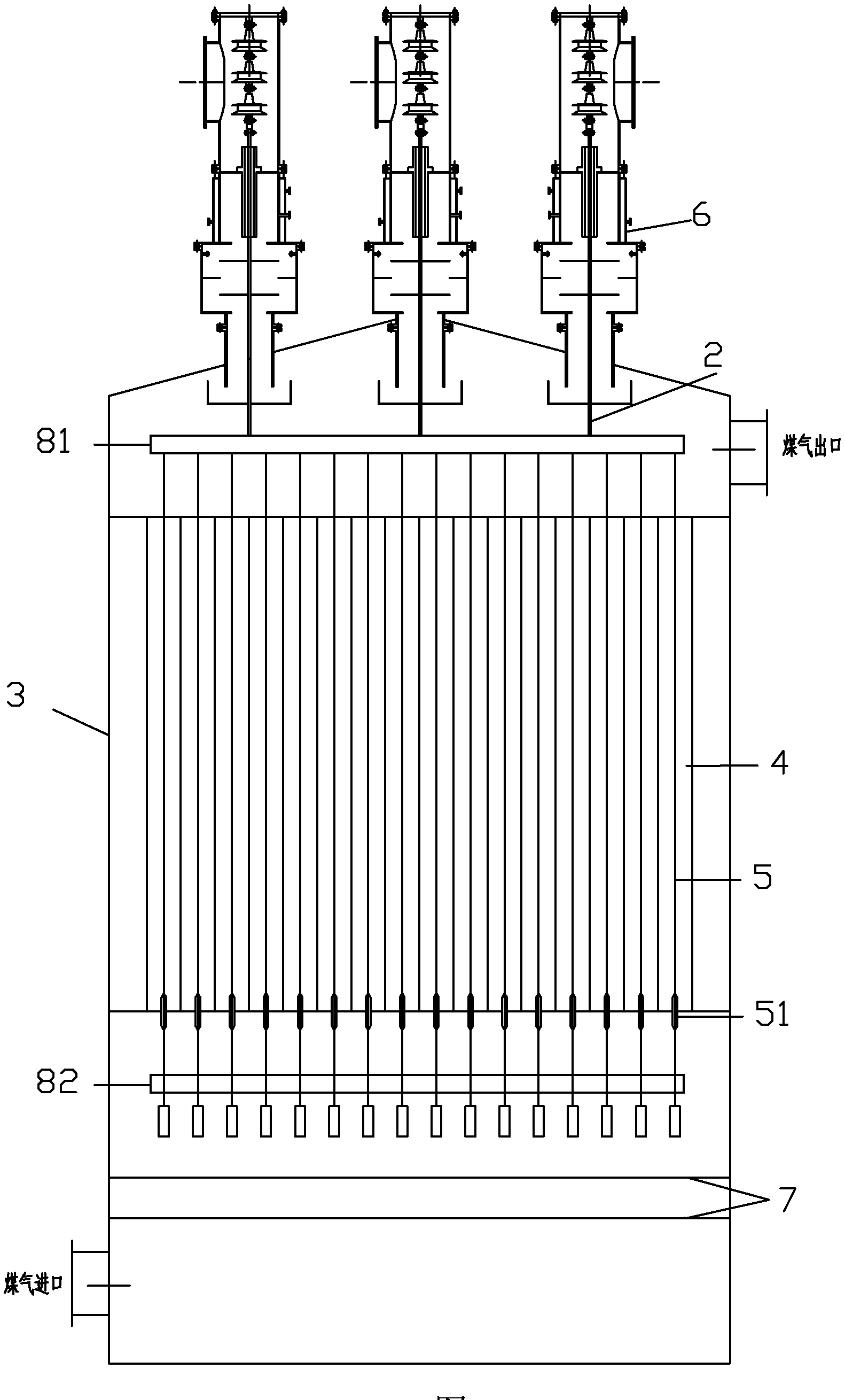 Low-energy-consumption insulator box and electric tar-catching device