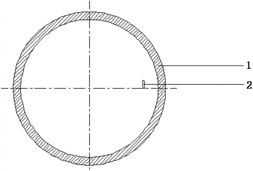 Method for growing hemispherical sapphire crystal with certain curvature