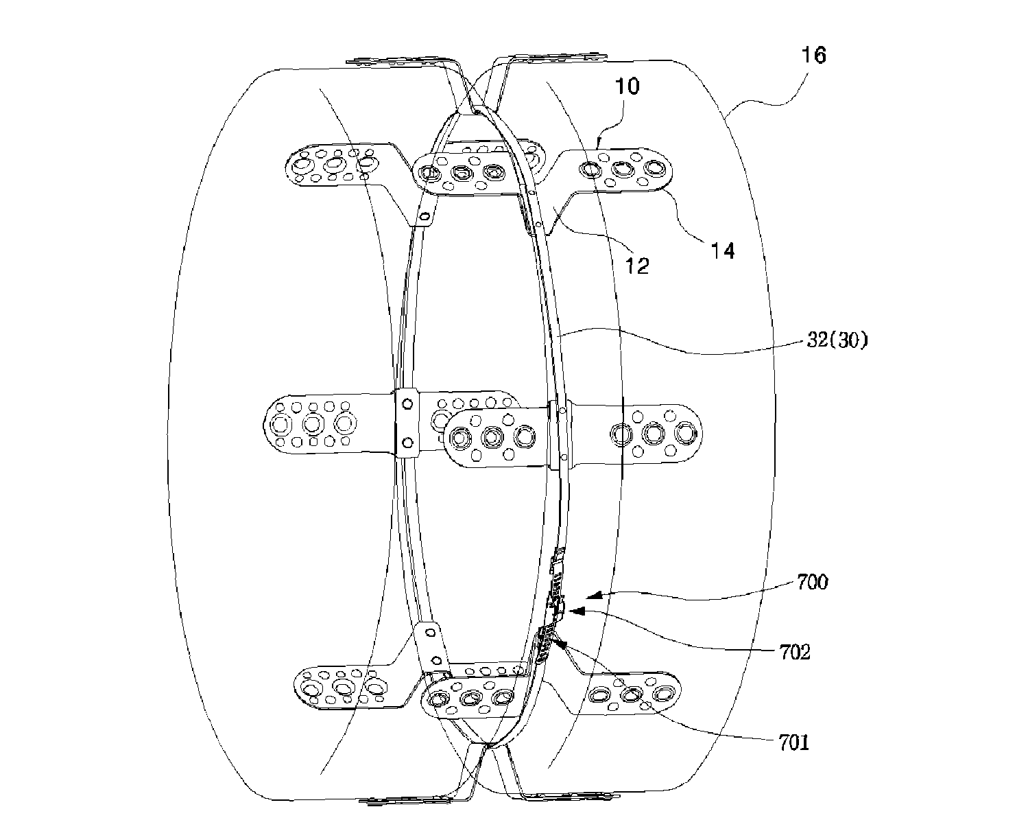 Device for preventing slipping of vehicle
