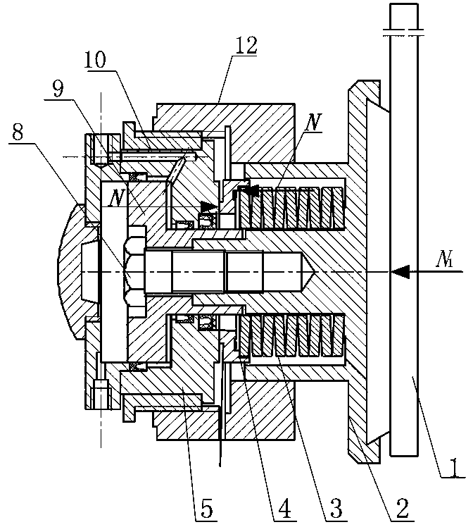 A disc brake for diagnosing brake failure and monitoring braking force