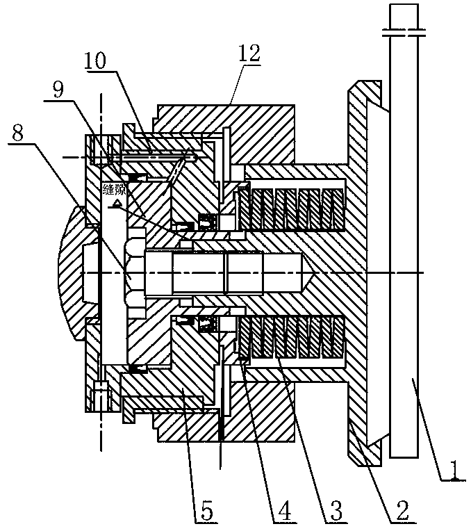 A disc brake for diagnosing brake failure and monitoring braking force