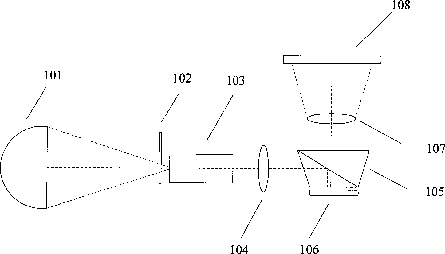 Total internal reflection color-combination prism and method for producing the same