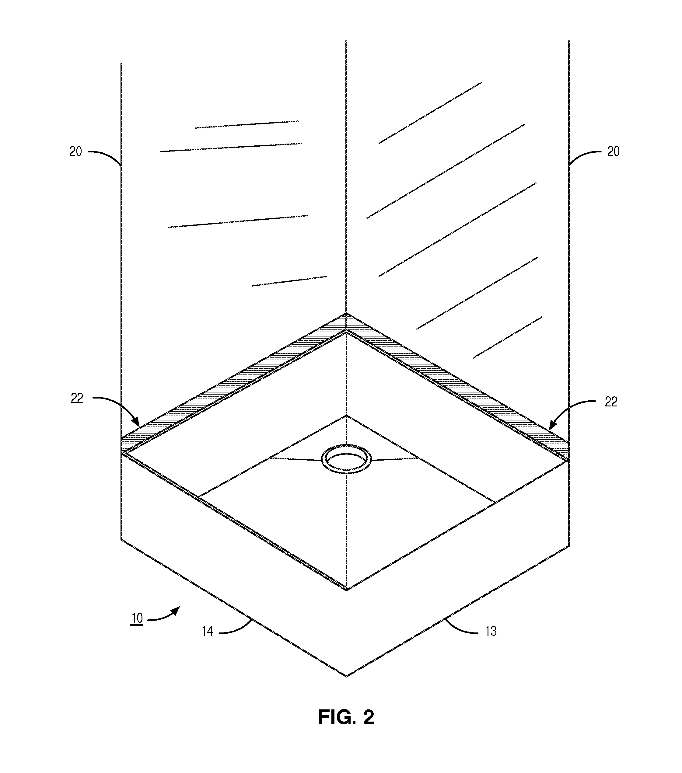 Stainless steel mop sink assembly