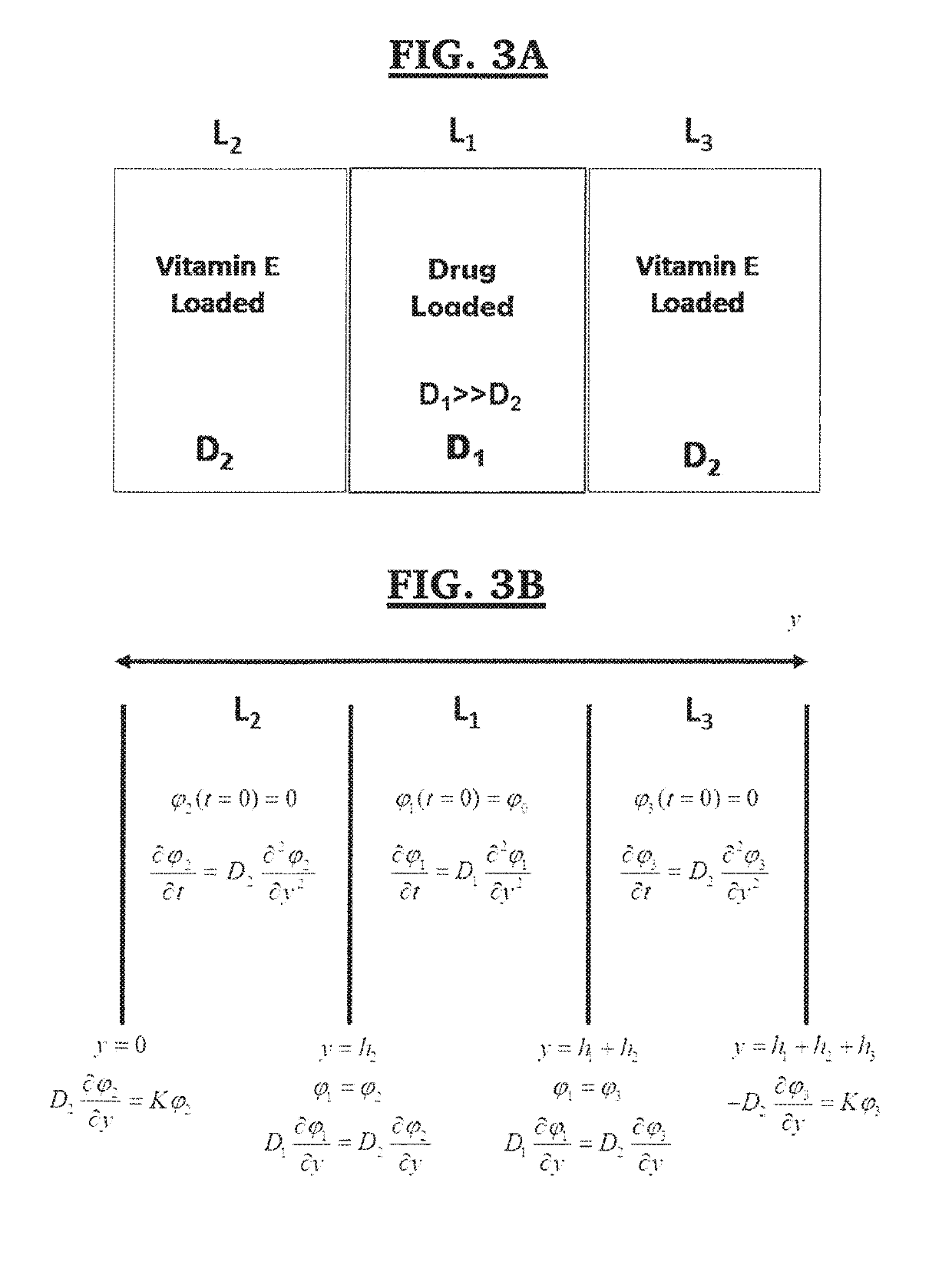 Apparatus and method for zero order drug delivery from multilayer amphiphilic co-networks