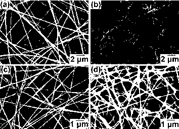 Conductive polymer composite nanofiber resistive-type humidity sensor and preparation method thereof