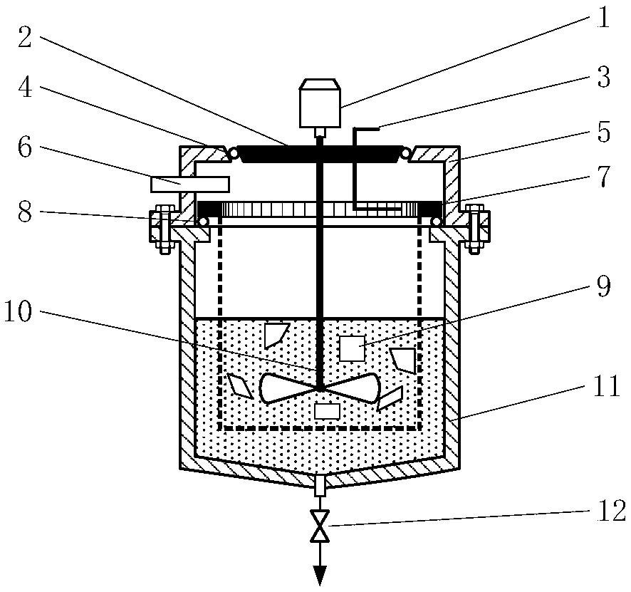 Method and device for preparing source of filter material sample gamma measurement based on particle extraction