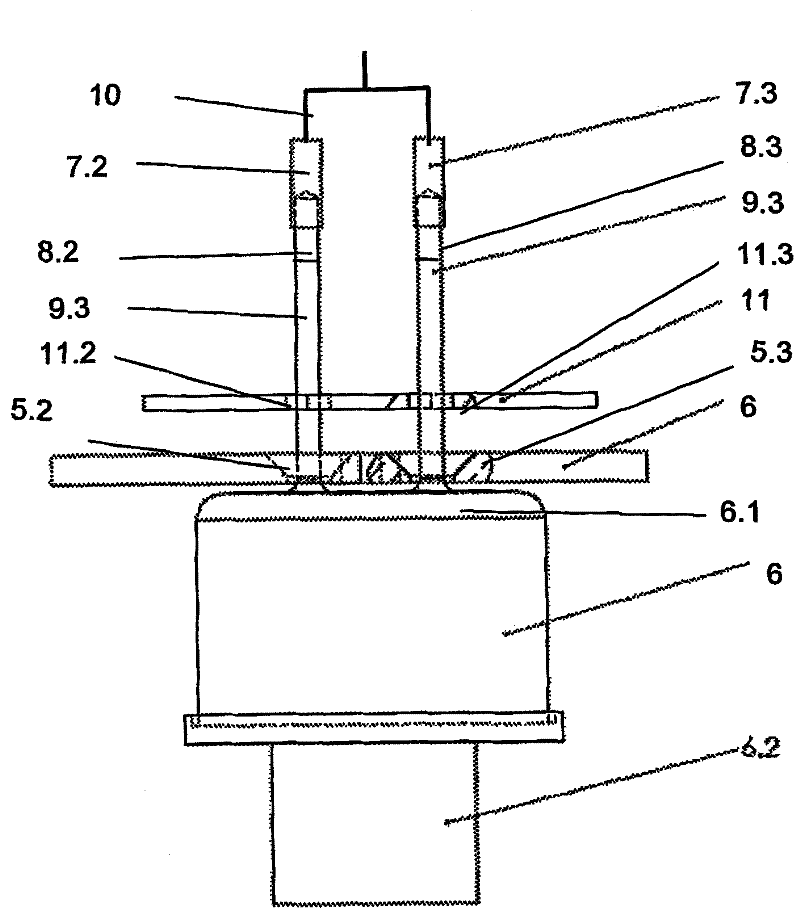 Method and apparatus for producing silicon thin rods